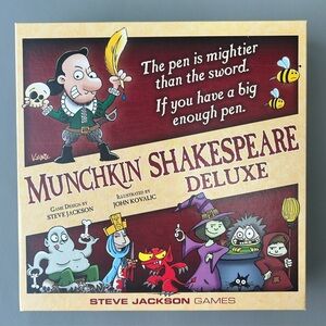 New!! Steve Jackson's Munchkin Shakespeare Deluxe Board Game